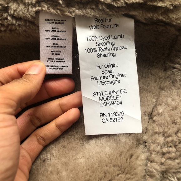 Mint Condition Helmut Lang Shearling - Picture 4 of 5